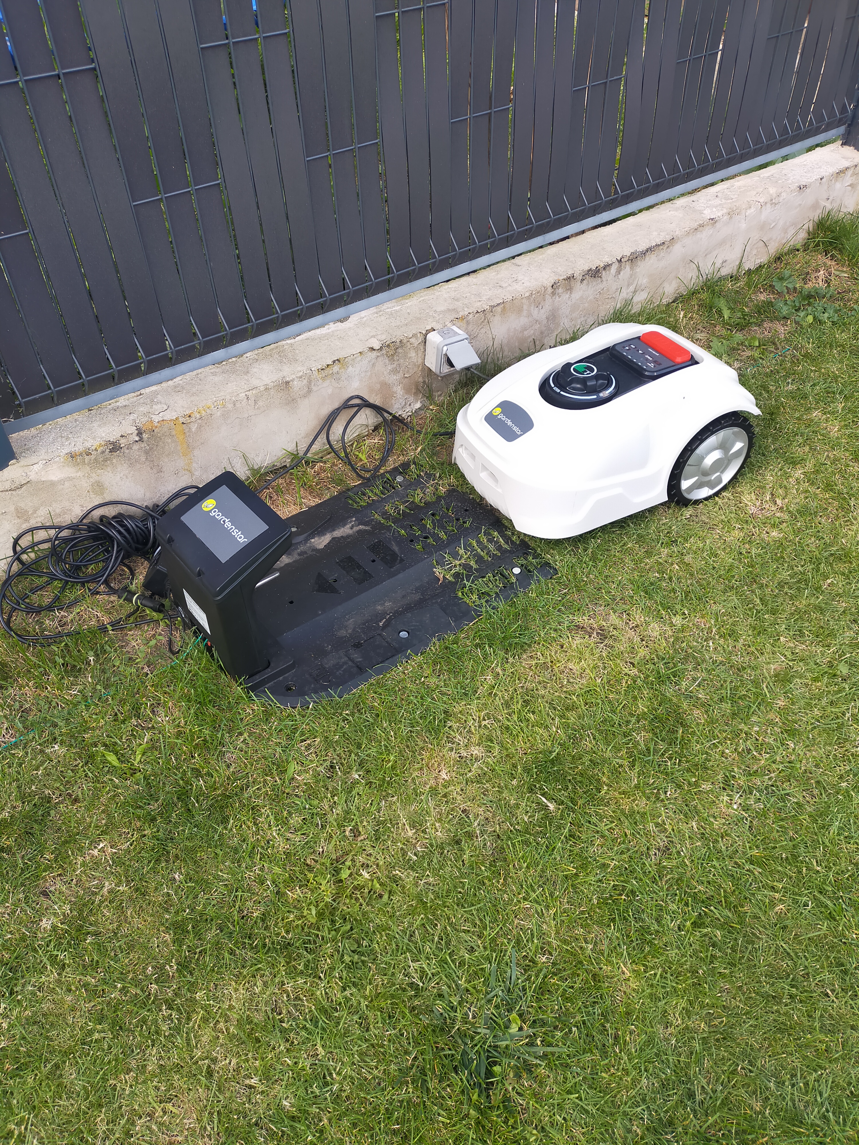 Robot qui s'arrête après une marche arrière